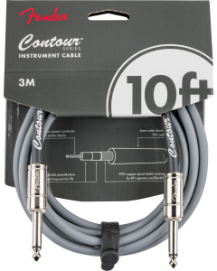 Fender Contour Instrument Cable, Inca Silver, 10'