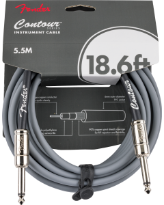 Fender Contour Instrument Cable, Inca Silver, 18.6'