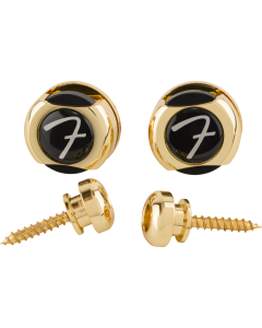 Fender INFINITY 'F' Locks, Gold Strap locks