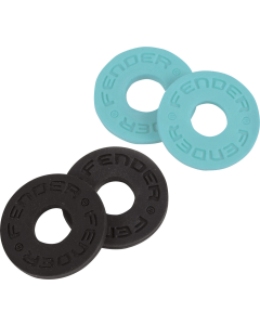 Fender Strap Blocks 4-pack, Black and Daphne Blue