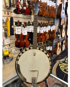 Deering Boston Tenor Banjo with Custom Built 17 Fret Neck