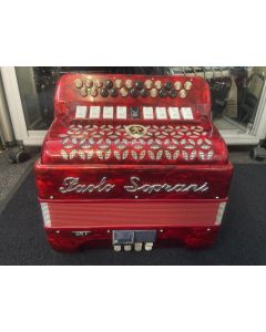 Paolo Soprani Elite II B/C Melodeon 4 voice, 9 couplers