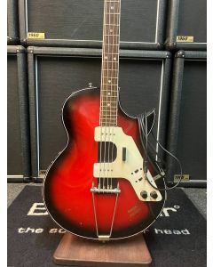 Egmond Rosetti Bass 7 Semi-Hollow Bass Guitar 1960s