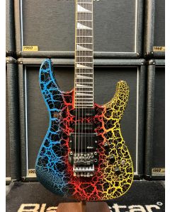Charvel MIJ Model 6 HSS 1980s - Rainbow Crackle