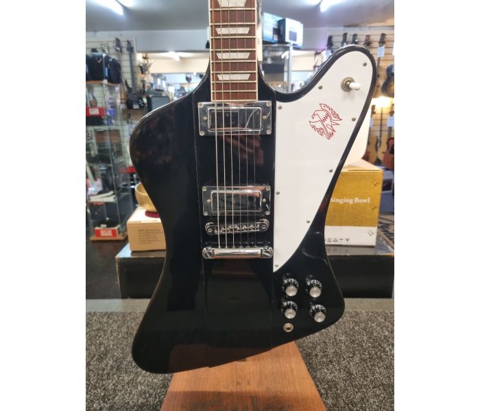 Black top firebird guitar