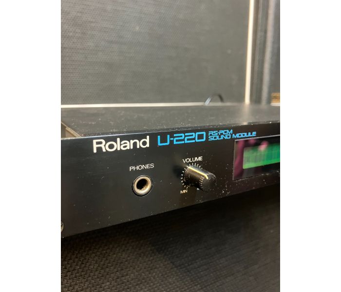 Roland U-220 音源モジュール Roland U220 U-220 Sound Module Synthesizer Rackmount Tested