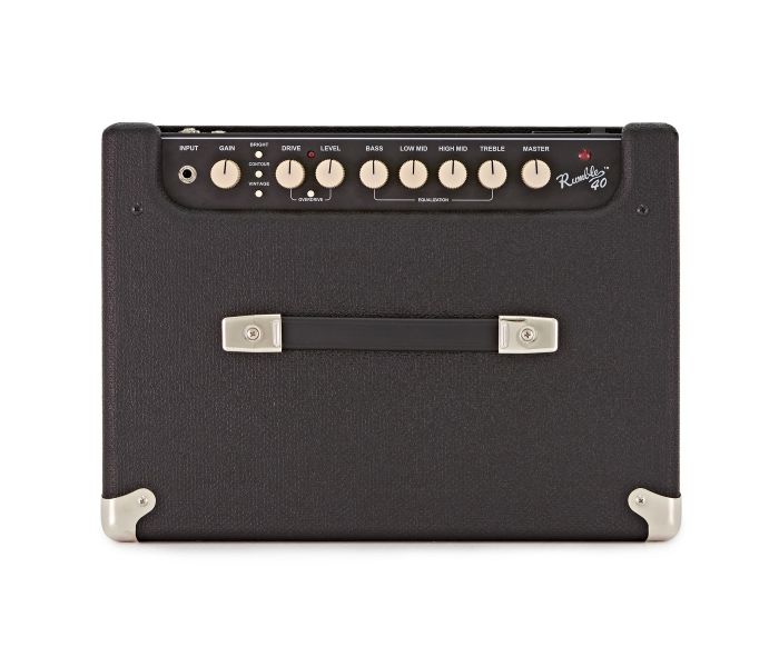 Johnny Roadhouse Music Fender Rumble 40 V3 Bass Amplifier Black Silver