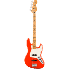 Fender Player II Jazz Bass, Maple Fingerboard, Coral Red