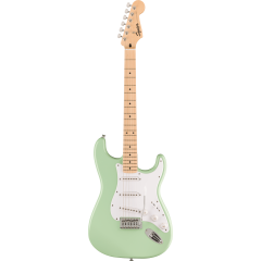 Squier FSR Sonic Stratocaster, Maple Fingerboard, White Pickguard, Surf Green