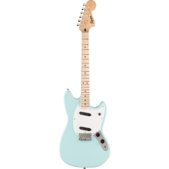 Squier Sonic Mustang, Maple Fingerboard, White Pickguard, Daphne Blue