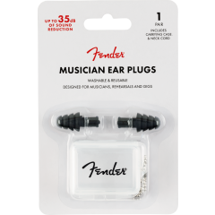 Fender Musician Series Ear Plugs, Black