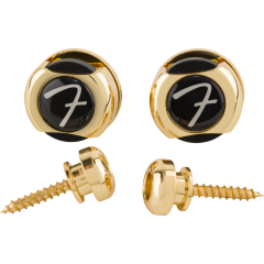 Fender INFINITY 'F' Locks, Gold Strap locks