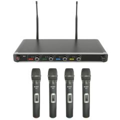 Chord NU4 Quad UHF Wireless Microphone System