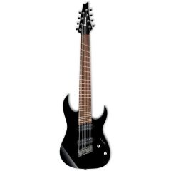 Ibanez RGMS8-BK Iron Label Multi-Scale 8 String In Black