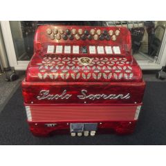 Paolo Soprani Elite II B/C Melodeon 4 voice, 9 couplers