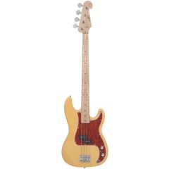 Chord CAB41M-BTHB Electric Bass Guitar, Butterscotch Maple