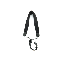 RICO Padded Sop/Alto Strap PLastic Hook BLK