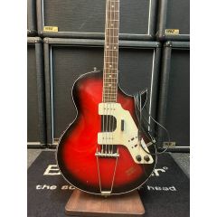 Egmond Rosetti Bass 7 Semi-Hollow Bass Guitar 1960s