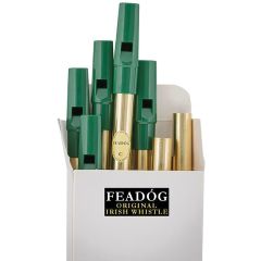 Feadog Brass High C Whistle, Single