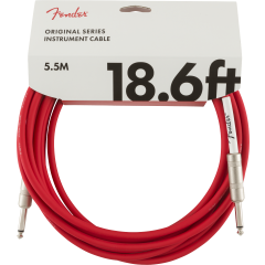 Fender Original Series Instrument Cable, 18.6', Fiesta Red