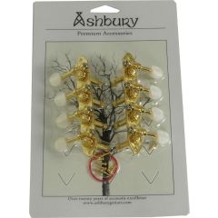 Ashbury A Style Machine Heads, Gold