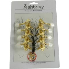 Ashbury F Style Machine Heads, Gold