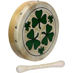 Glenluce 8inch Bodhran, Clover design