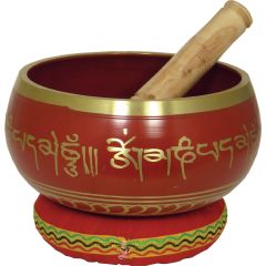 Atlas Singing Bowl, 6inch in Red