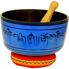 Atlas Singing Bowl, 8inch in Blue