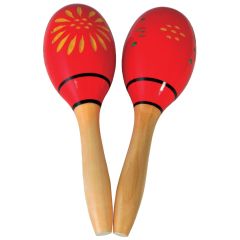 Atlas Wooden Maracas, 9inch pair