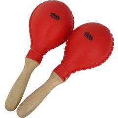 Atlas Plastic Maracas, Red