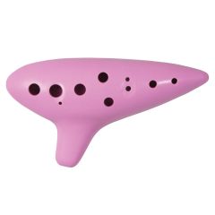 Atlas 12 Hole Ocarina, Pink