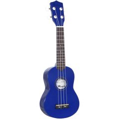 Blue Moon Coloured Soprano Ukulele, Blue