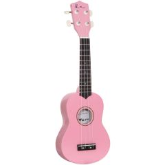 Blue Moon Coloured Soprano Uke, Pink