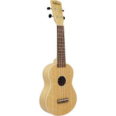 Ashbury Soprano Ukulele, Flamed Oak