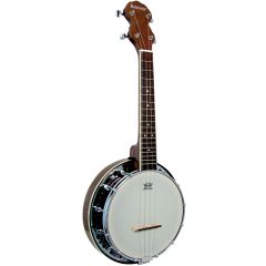 Ashbury Ukulele Banjo, Resonator, Walnut