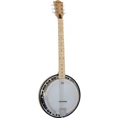 Ashbury 6 String Guitar Banjo, Maple