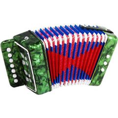 Scarlatti Child's 7 Key Melodeon, Green