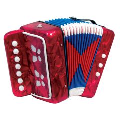 Scarlatti Child's 7 Key Melodeon, Red