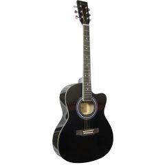 Blue Moon Small Body Guitar, Cutaway, BLK