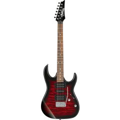 Ibanez GRX70QA-TRB Gio Transparent Red Burst