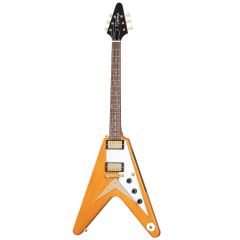 Epiphone 1958 Korina Flying V (White Pickguard),  Incl. Hard Case