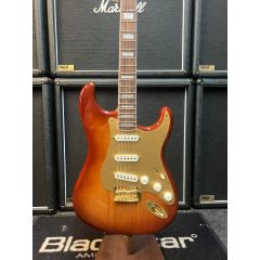 Squier 40th Anniversary Gold Edition Stratocaster - Sienna Burst