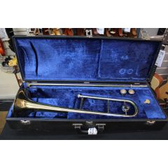 B&M Champion Trombone with Two Mouthpieces and Stand