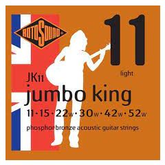 Rotosound JK11 Jumbo King 11-52 Phosphor Bronze Acoustic Guitar Strings