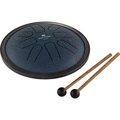 Sonic Energy Small Steel Tongue Drum G Minor, 8 Notes - Navy Blue / 7"/18 cm