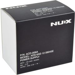 NUX Power Adaptor ACD-006A for Effect Pedals 9Vdc 500mA