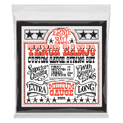 Ernie Ball Tenor Banjo Medium 10 Loop End Banjo Strings