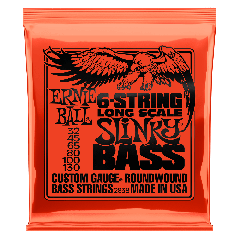 Ernie Ball 6-String Bass 32-130 Bass Guitar Strings