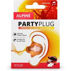 Alpine Party Plugs Music Earplugs- Transparent